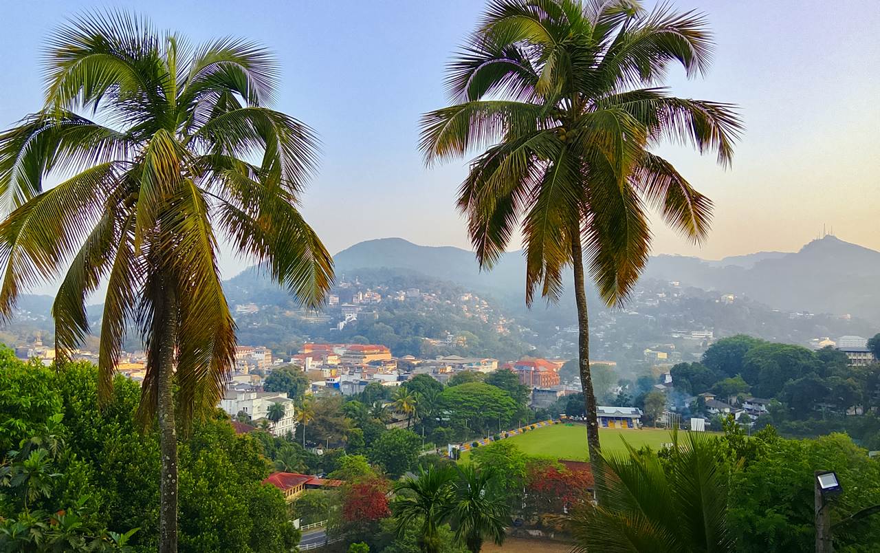 View from the temple